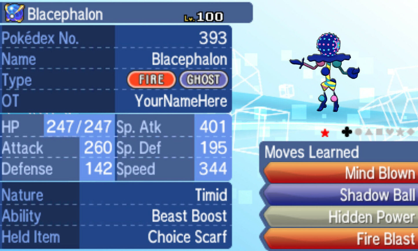 Pokemon Ultra Sun Moon Unlock Service All 807