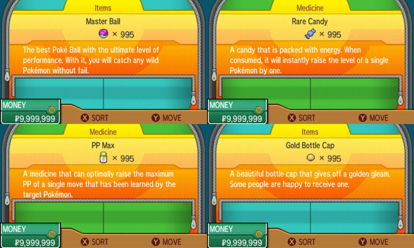 Pokemon Ultra Sun Moon Unlock Service All 807