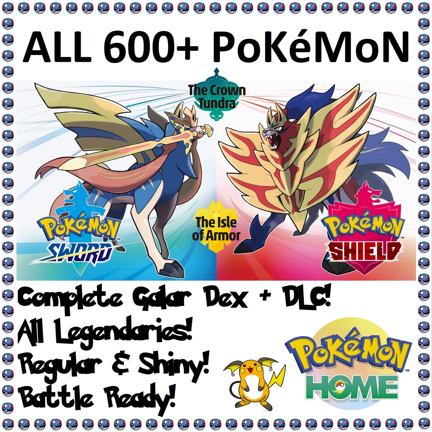 Pokémon Home Espada Escudo Galar Dex