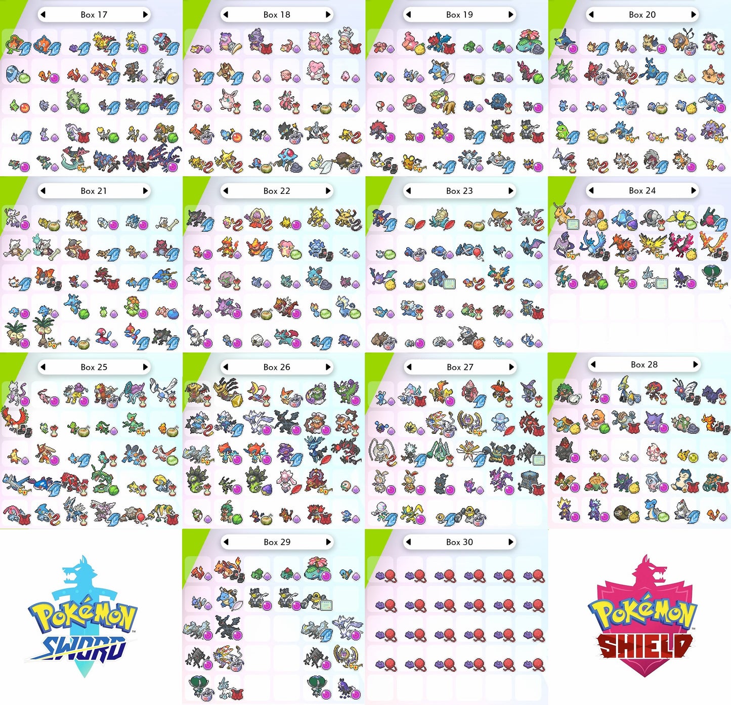 Pokémon Home Espada Escudo Galar Dex