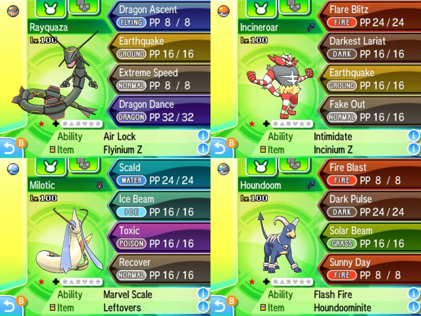 Pokemon Ultra Sun Moon Unlock Service All 807