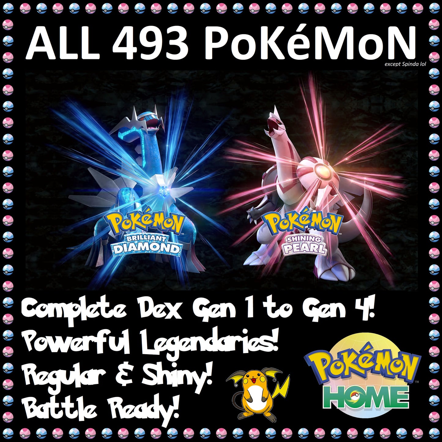Pokemon Home Brilliant Diamond Shining Pearl