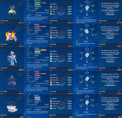 Pokemon Home Scarlet Violet Paldea Dex