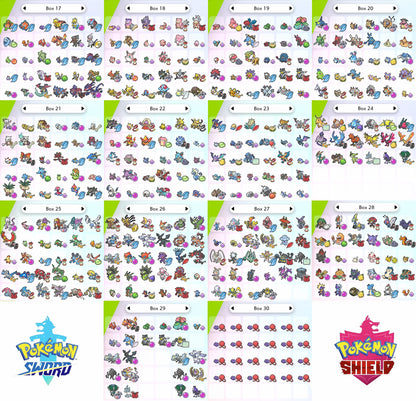 Pokémon Home Espada Escudo Galar Dex 